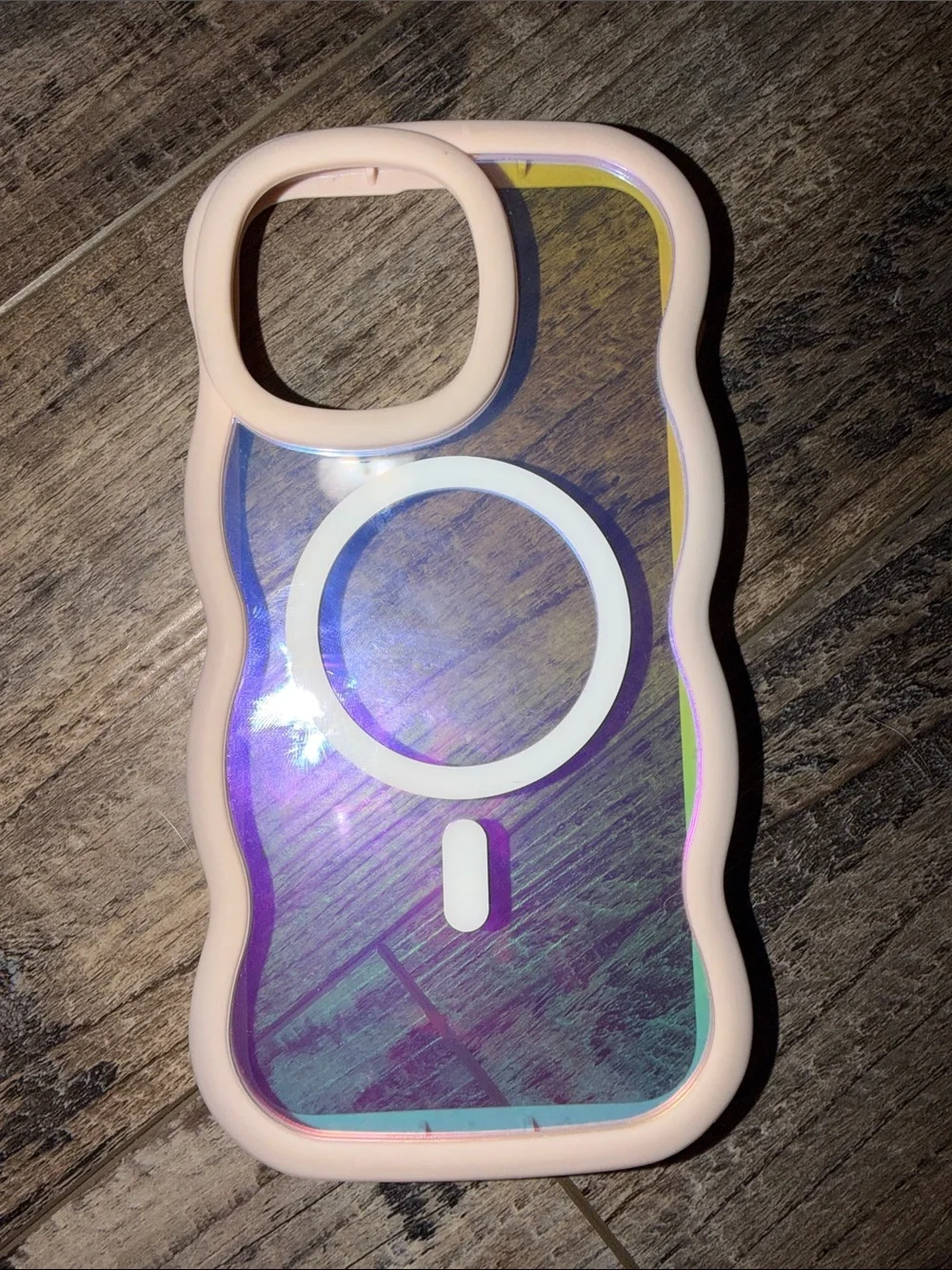 Pink Clear MagSafe-Compatible Phone Case